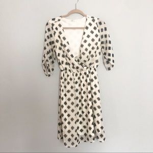 Boutique Ivory and Black Dress